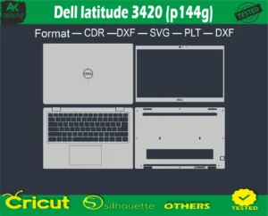 Dell latitude 3420 (p144g) Skin Vector Template