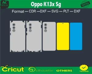 Oppo K13x 5g Skin Vector Template
