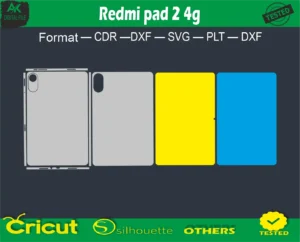 Redmi pad 2 4g Skin Vector Template