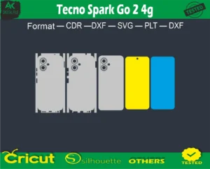 Tecno Spark Go 2 Skin Vector Template