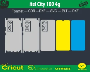 itel city 100 Skin Vector Template