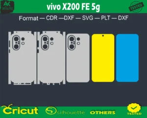 vivo X200 FE 5g Skin Vector Template