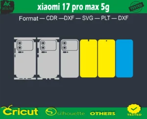 xiaomi 17 pro max 5g Skin Vector Template free size