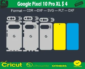Google Pixel 10 Pro XL Skin Vector Template free size